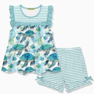 Kids' Sea Turtle Pajama Set